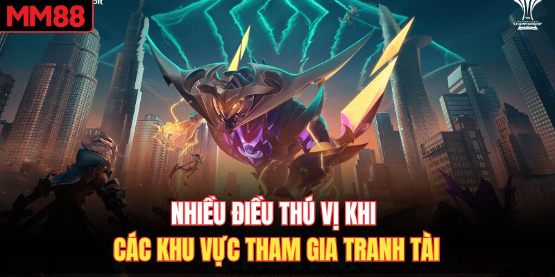 Nhiều điều thú vị khi các khu vực tham gia tranh tài